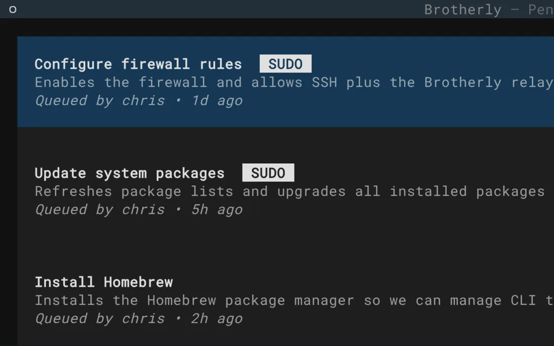 I help my brother's computer, and Matt gets to say yes first.